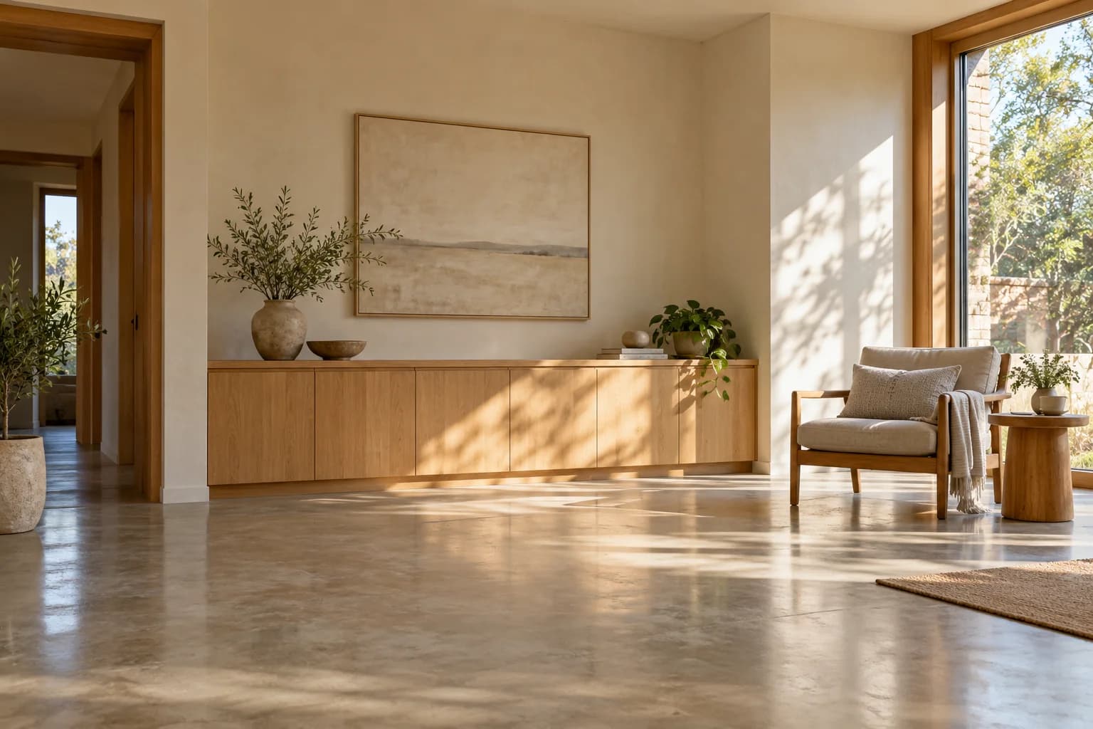 Illustrative interior representing a renovation project